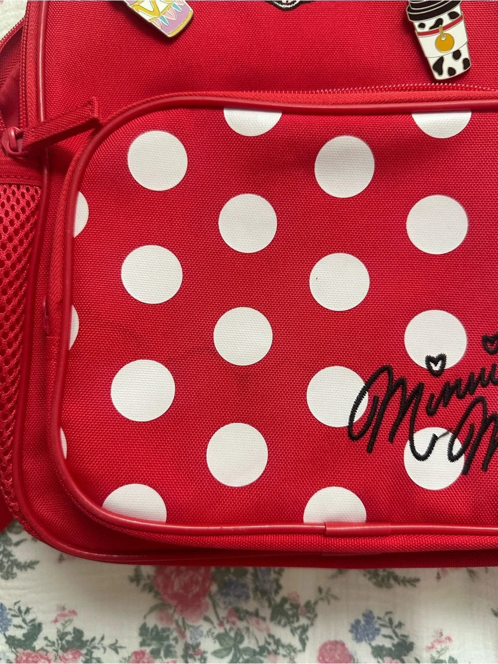 Red Minnie Mouse Polka Dot Mini Backpack